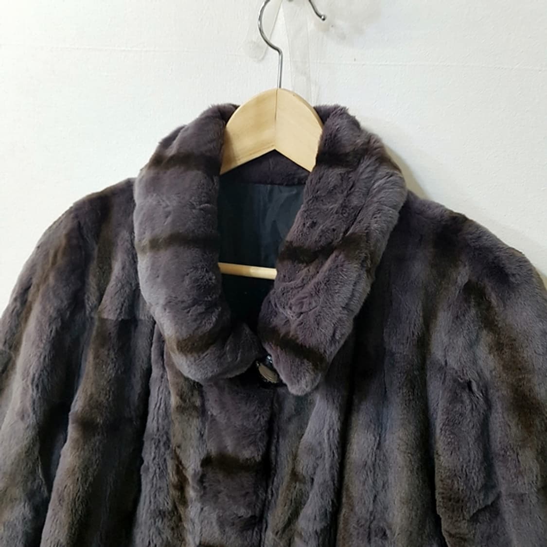 쉬어드 밍크 모피 롱코트 상품이미지3