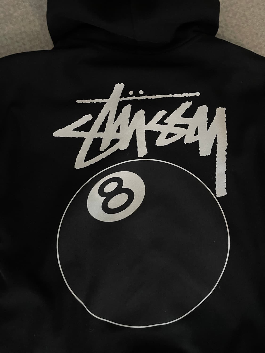 [L] 스투시 8볼 후드집업 블랙 에잇볼 상품이미지3