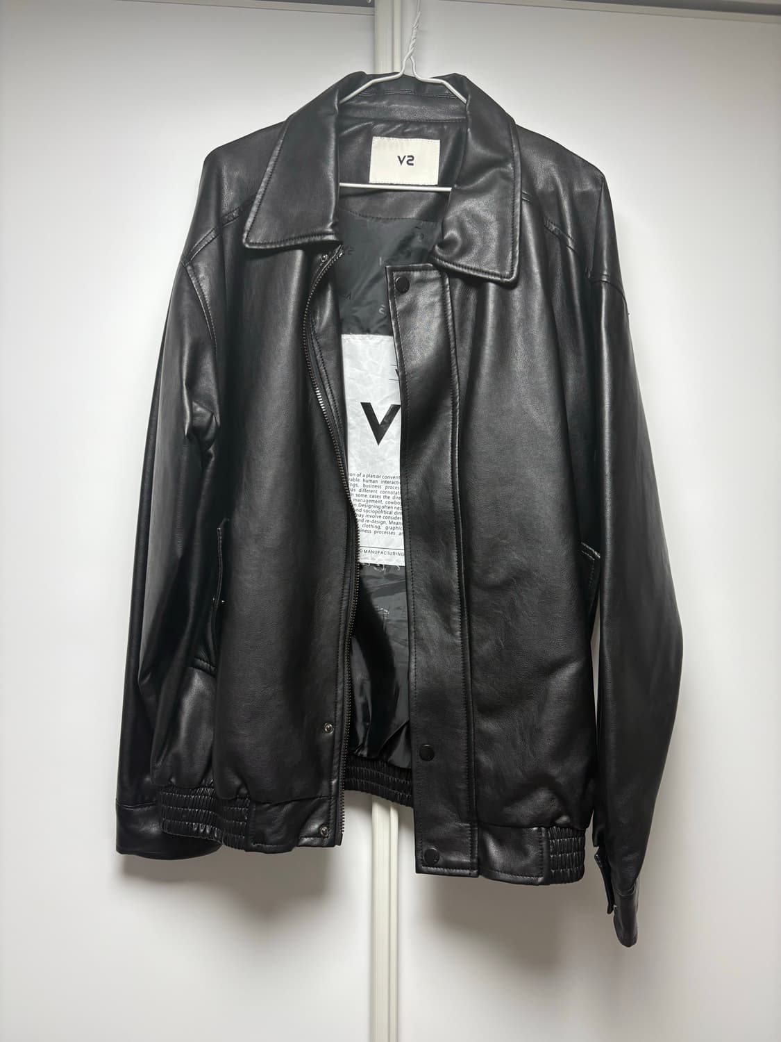 브이투 레더자켓 M 상품이미지3