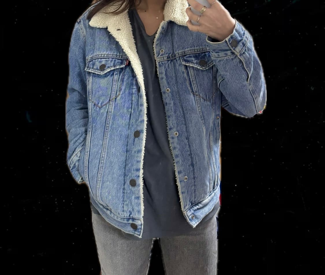 (착샷O) 리바이스(Levi's) 쉐르파 양털 데님 청자켓 상품이미지8