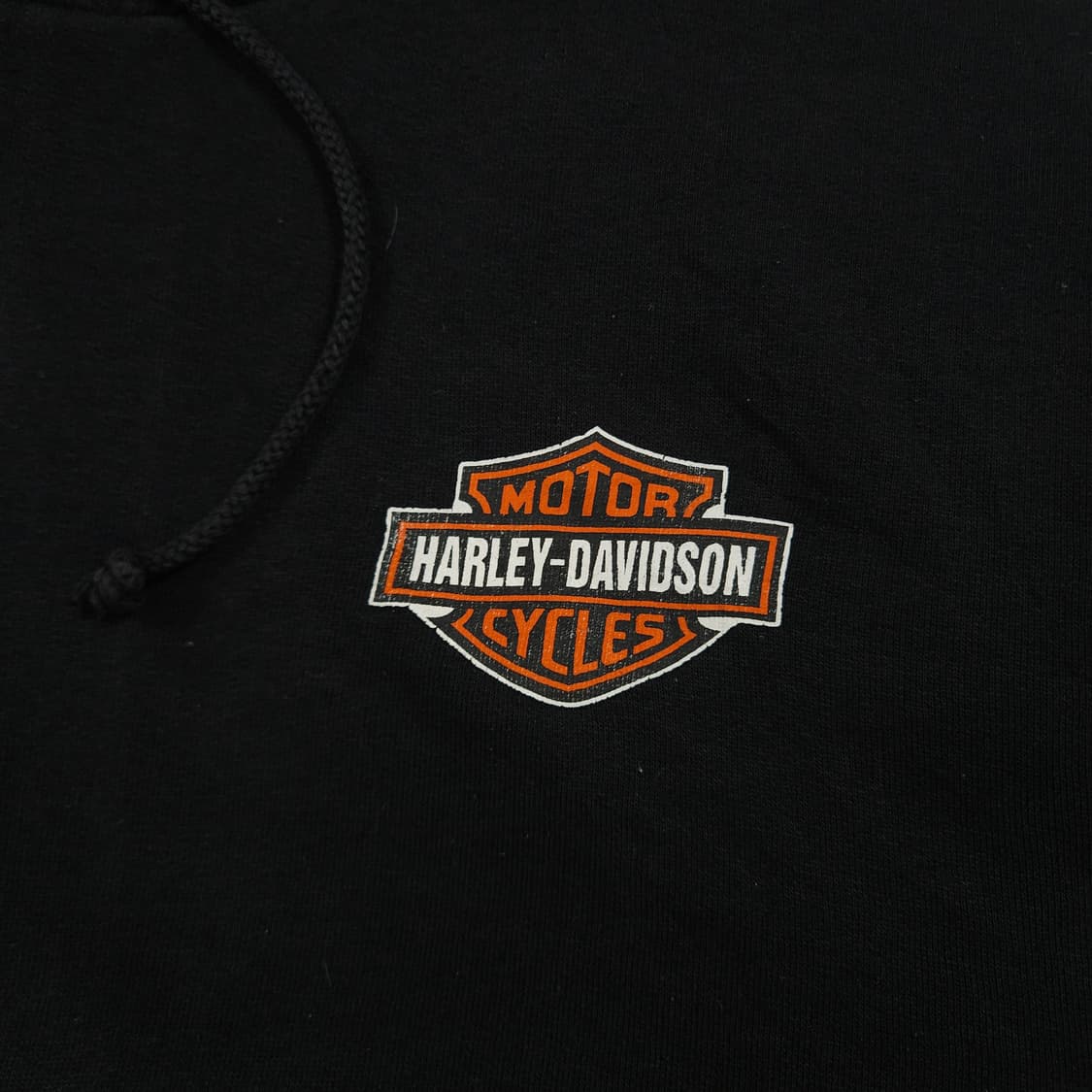 XL(105) 할리 데이비슨 시그니처 후드집업 블랙 상품이미지3