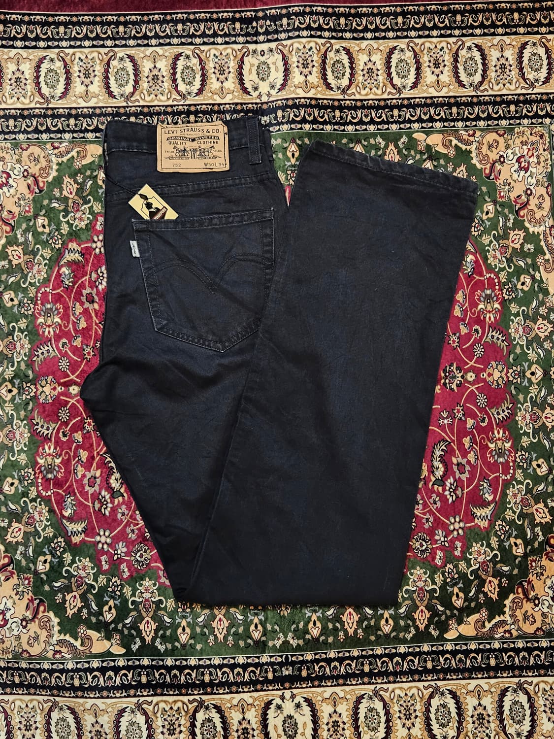 Levi’s 752 Black Denim Pants 상품이미지1