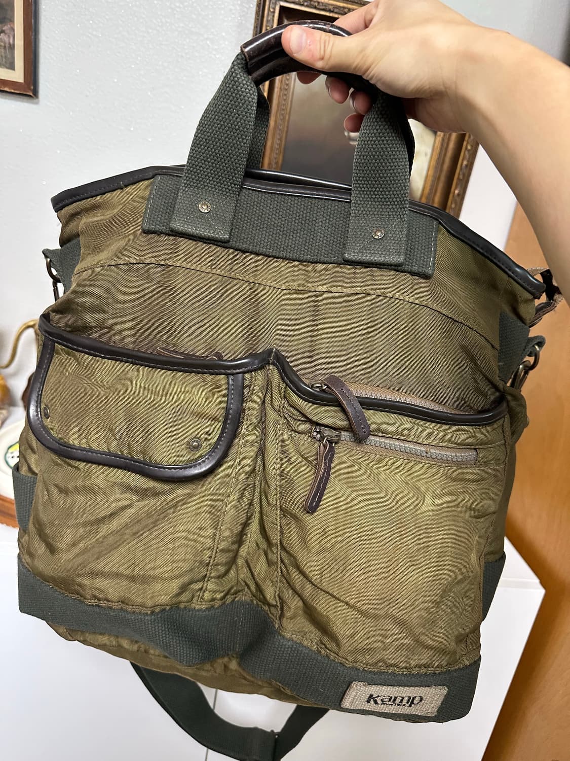 캠프 빈티지 토트백, 아메카지 가방 팝니다 상품이미지8