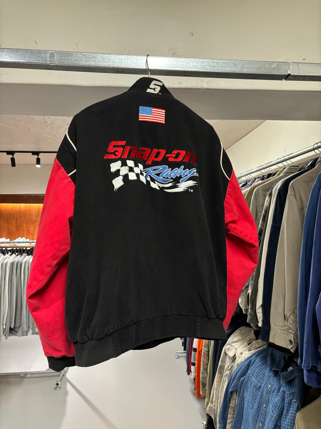 Snap on 레이싱 자켓 (페인팅) 상품이미지5