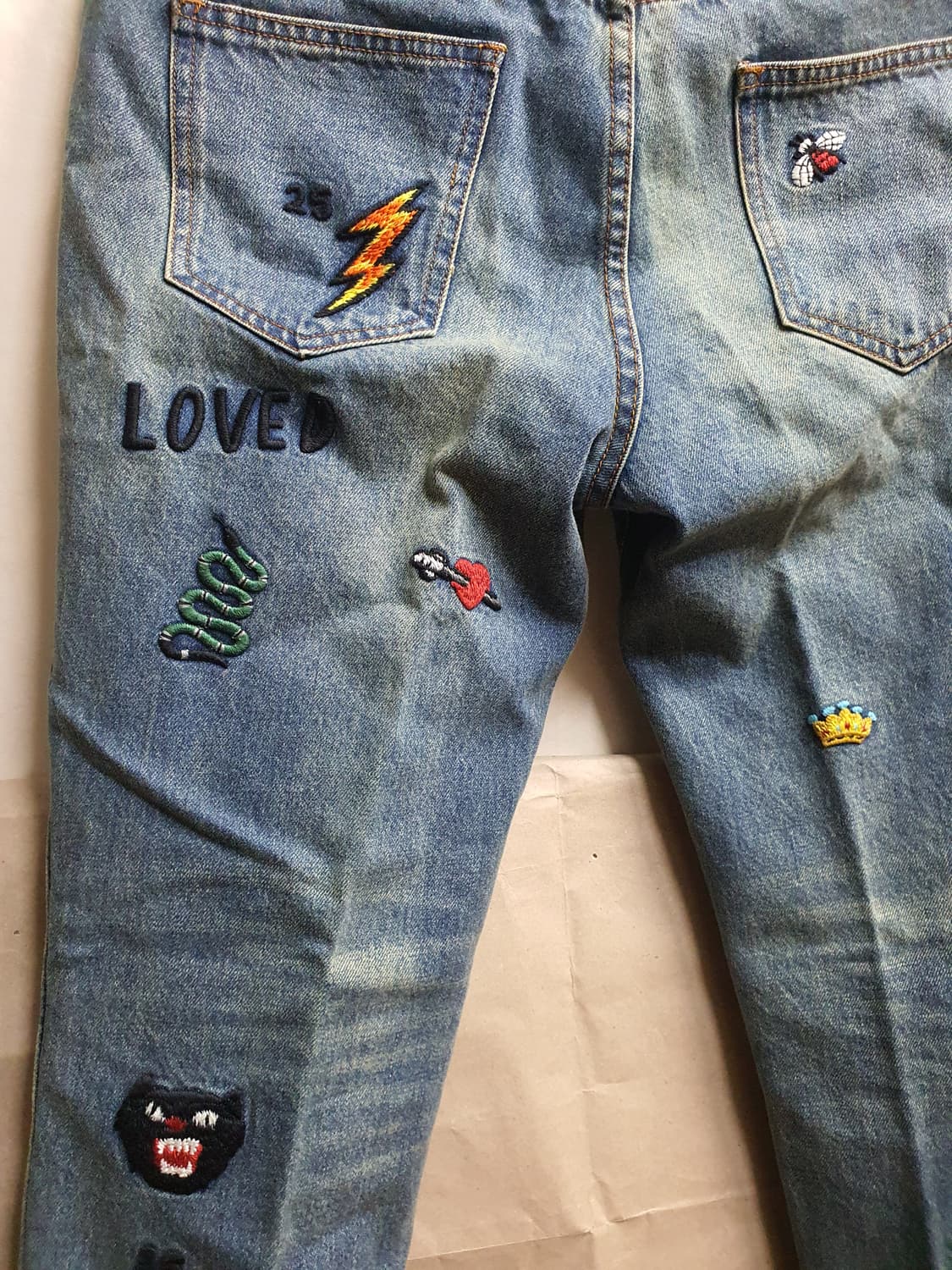 구찌 캐릭터 데님진 32 상품이미지6