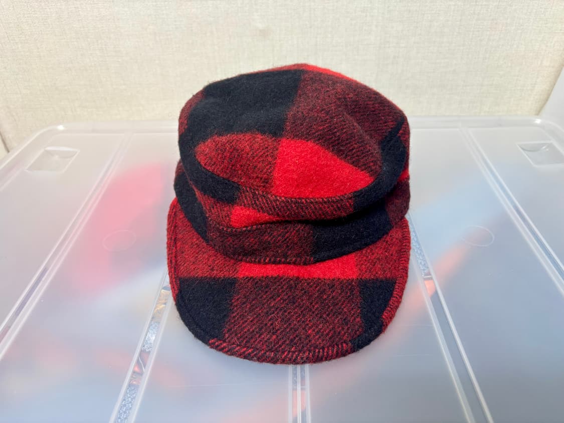 뉴욕햇 버팔로 체크 울 캡 햇 모자 미사용 미국산 상품이미지1