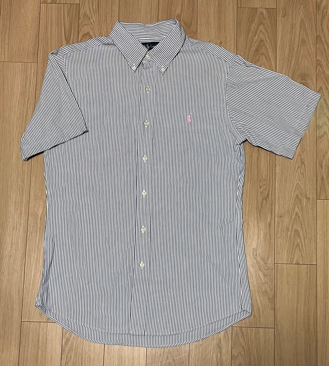 랄프로렌 스트라이프 반팔 셔츠 L 상품이미지1