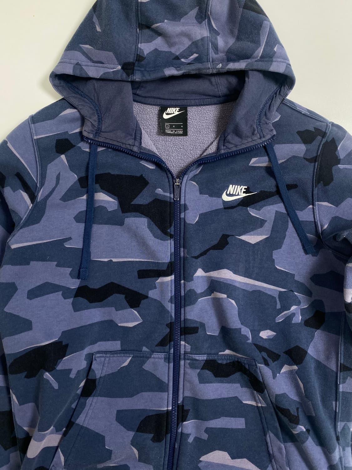 나이키 후드집업 블루카모 상품이미지3