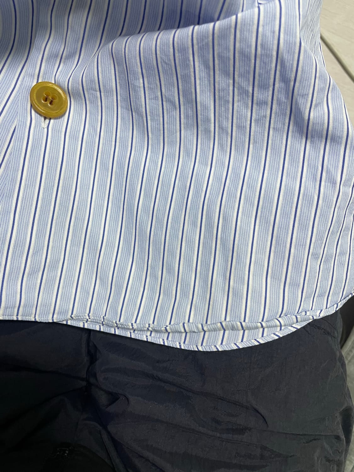 꼼데 옴므 플러스 스트라이프 셔츠 상품이미지4