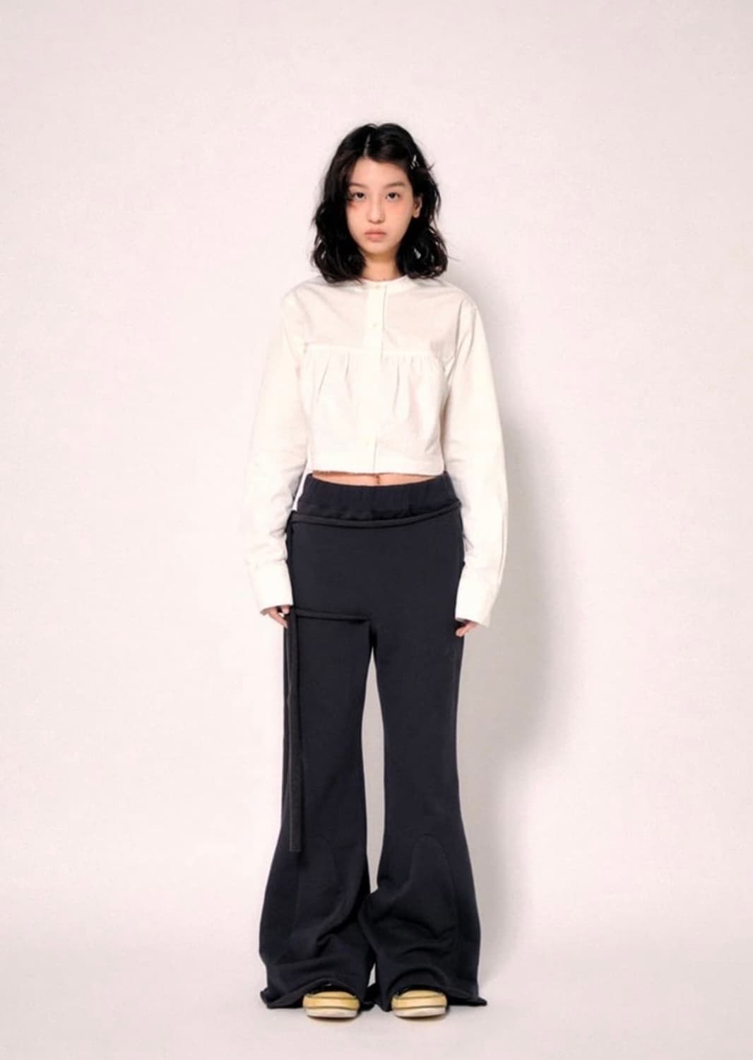 Loerails 로레일즈 팬츠 layered boot-cut pants 상품이미지1