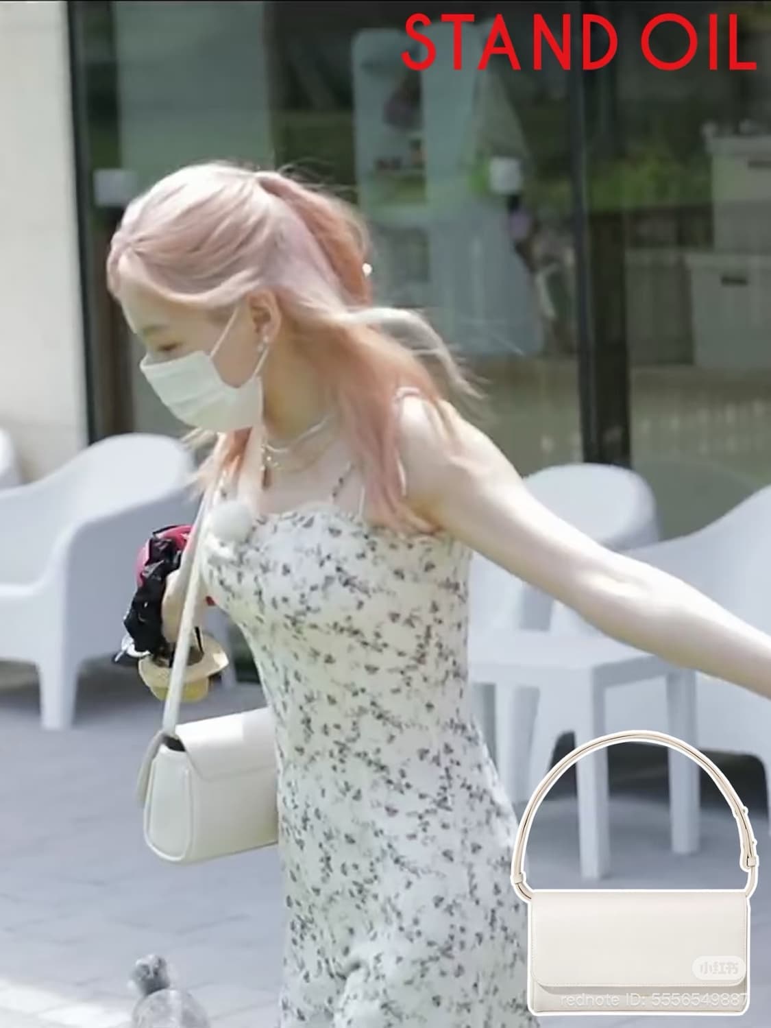 (태연착용) 스탠드오일 버터백 클래식 크림 standoil 상품이미지3