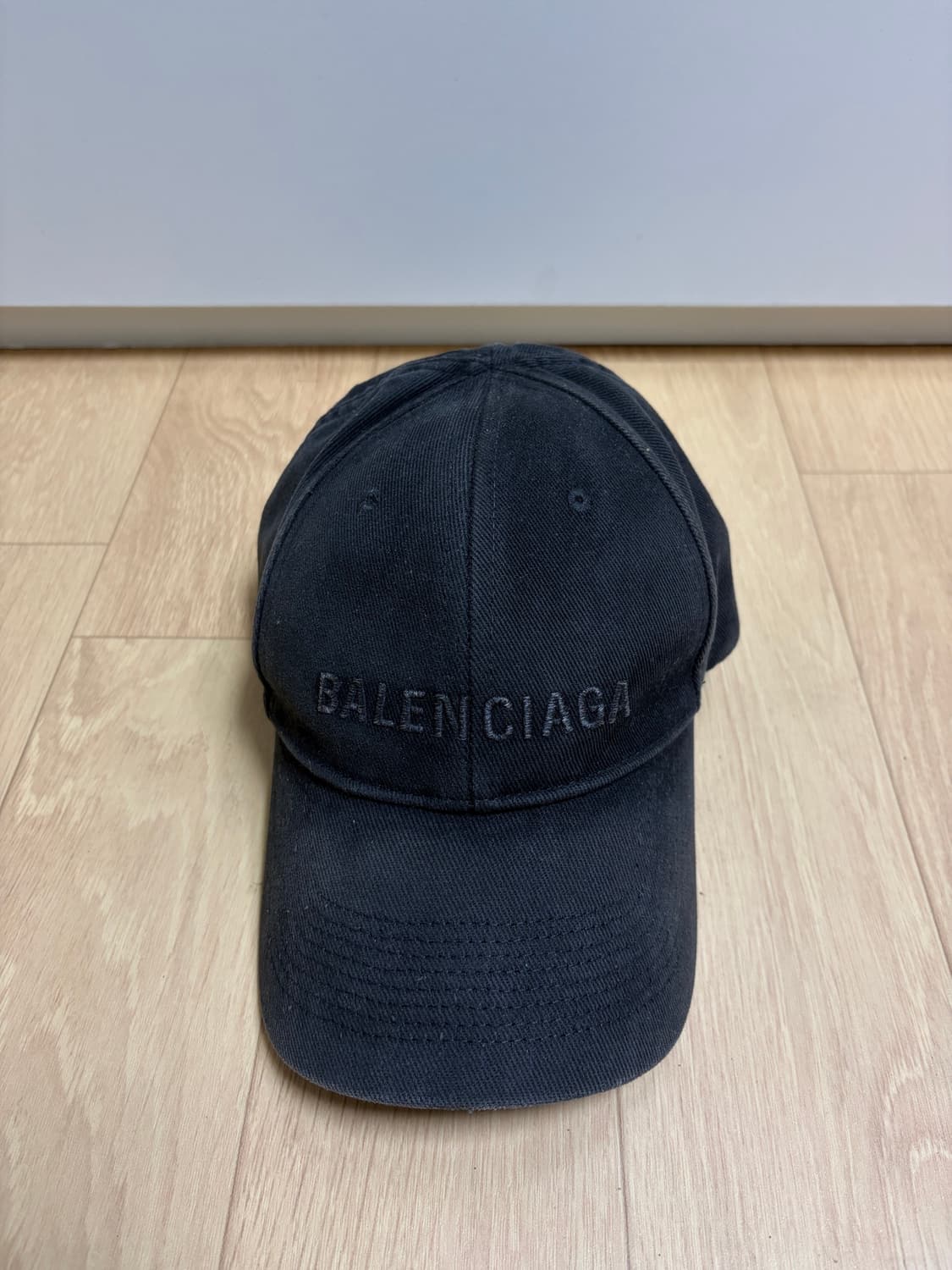 L) 발렌시아가 로고 볼캡 블랙 상품이미지1