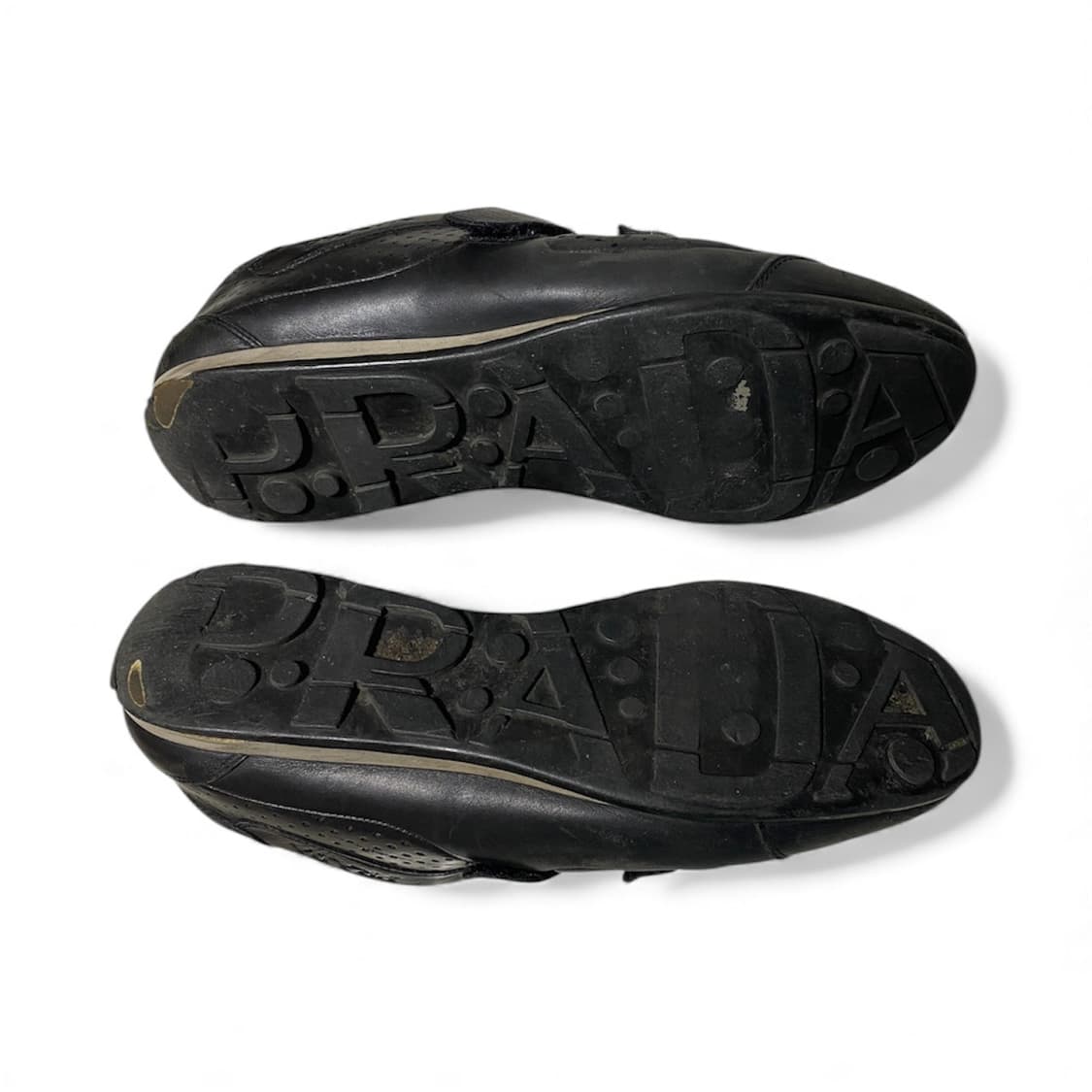 [285] 프라다 스포츠 더블 블랙 레더 로고 스트랩 스니커즈 상품이미지4