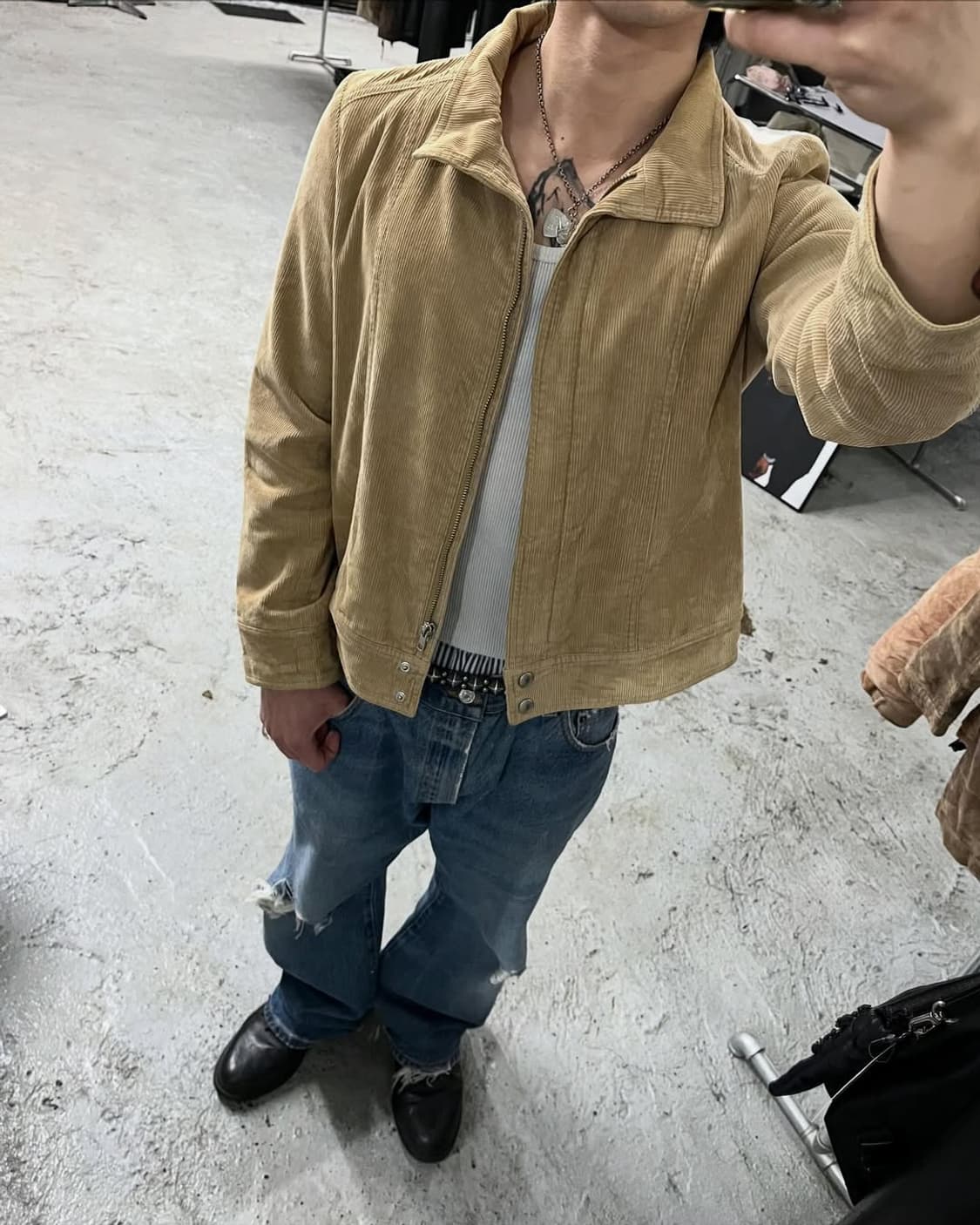 Emom corduroy jacket 상품이미지4