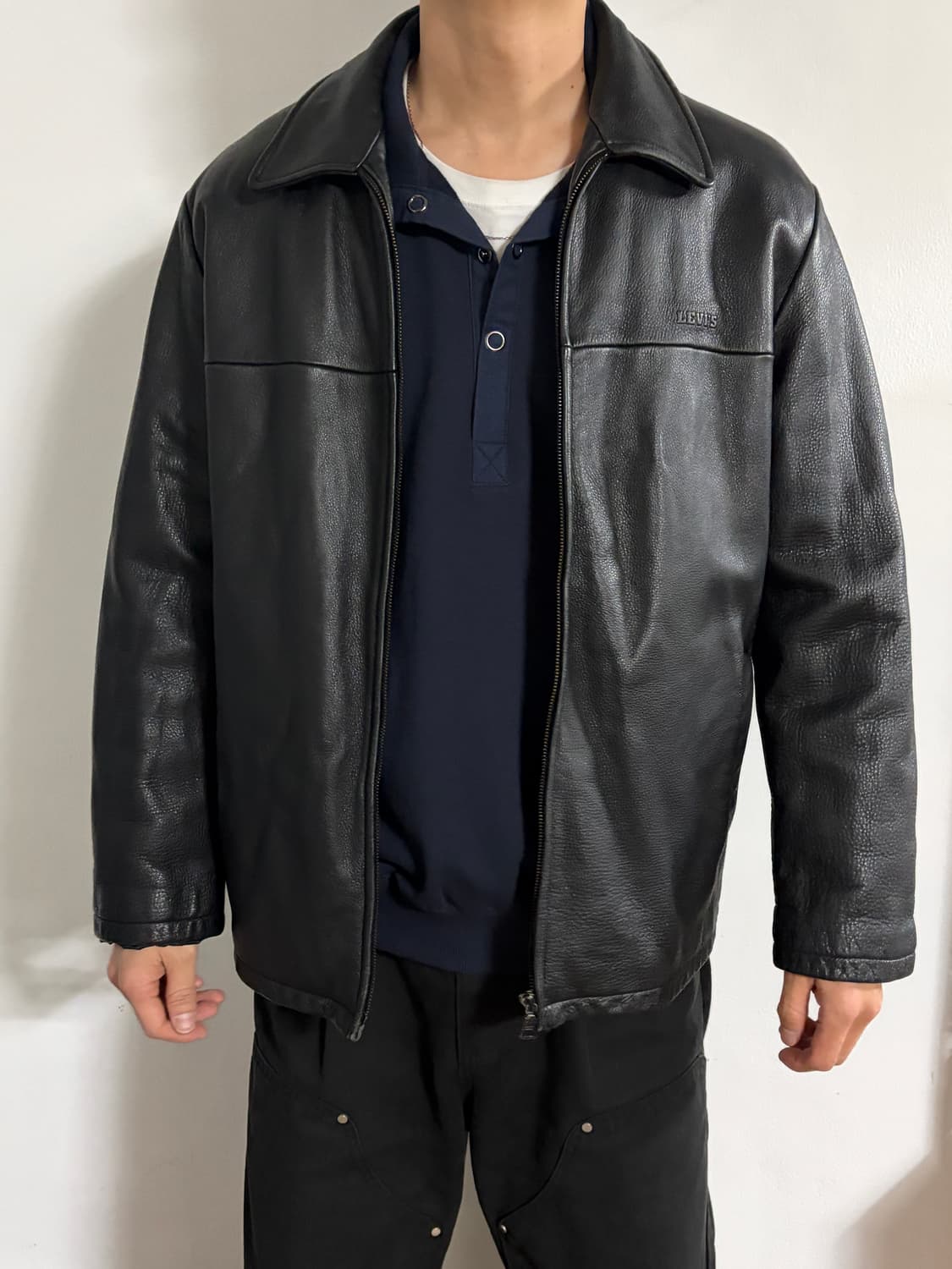 리바이스 소가죽 코치 자켓 XL  상품이미지4