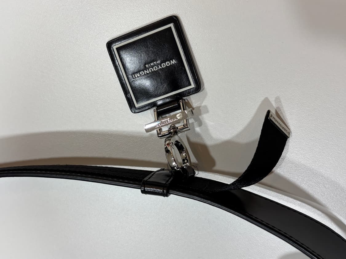 우영미 스퀘어 미니백 블랙 상품이미지3