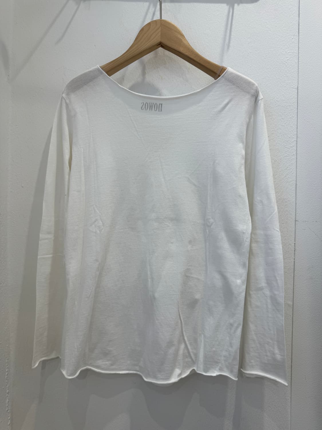 Nowos V넥 긴팔티 상품이미지2