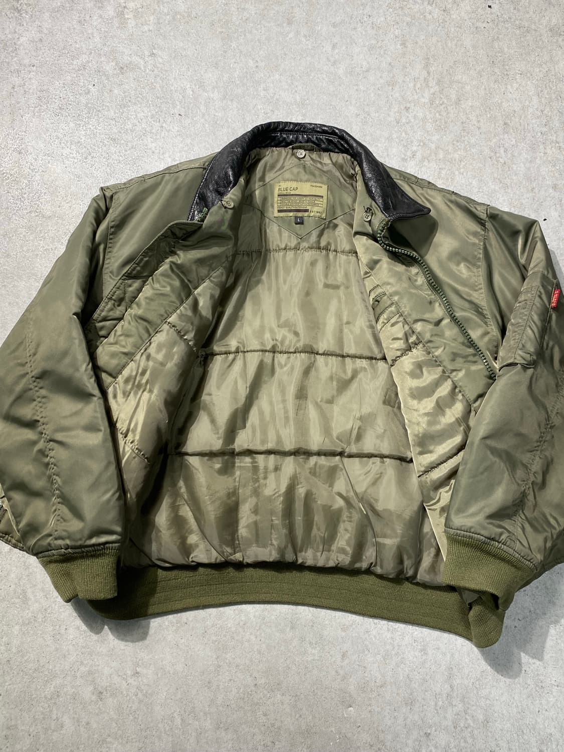 [L] Blue Cap 밀리터리 CWU-45P 플라이트 자켓 상품이미지6