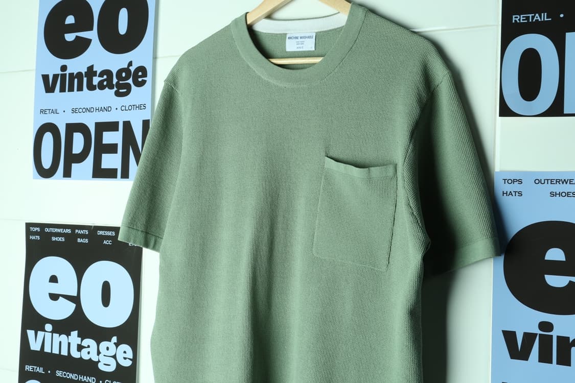 (2XL-3XL) 앤드지 반팔 티셔츠 시원 시어서커 카키-H31920 상품이미지5