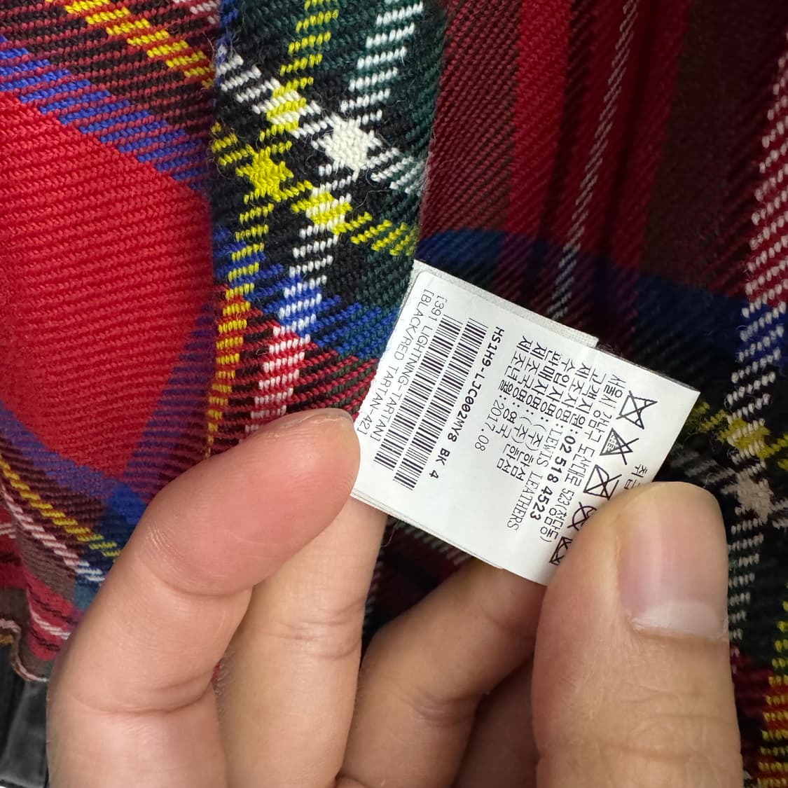 42) 루이스레더 391 라이트닝 호스하이드(말가죽) & 타탄체크 상품이미지4