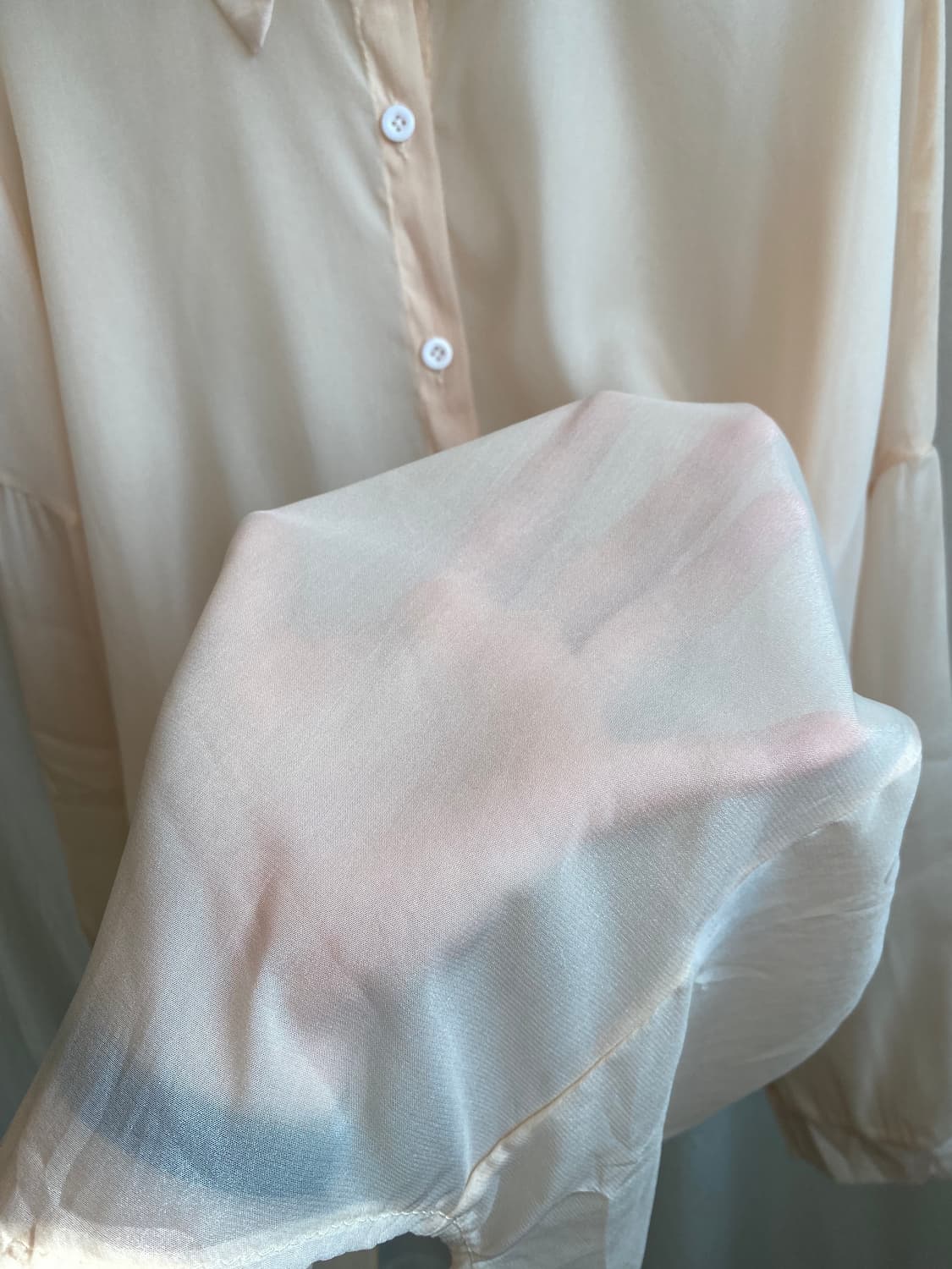 스킨 시스루 블라우스(F) 상품이미지7