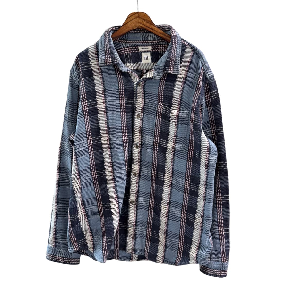 [XL] 갭 타탄체크 플란넬 셔츠 상품이미지3