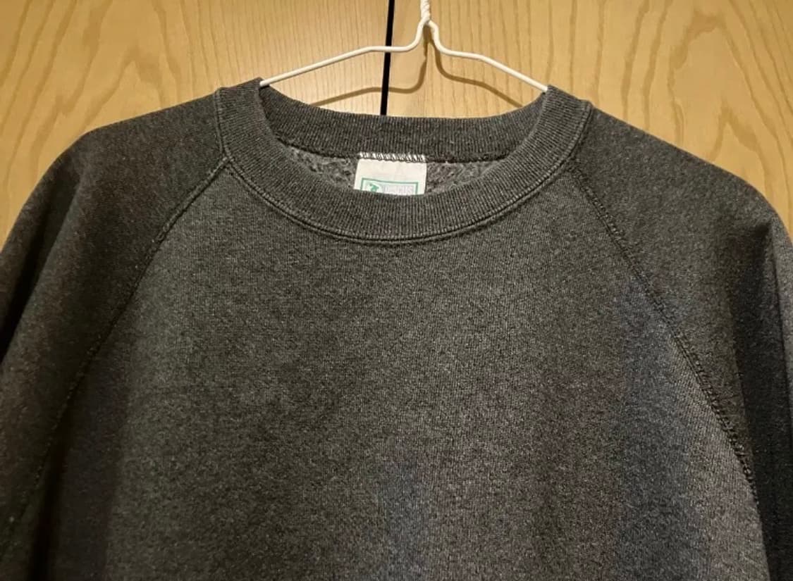 빈티지 USA 90s 디스커스 애슬레틱 무지 스웻셔츠 XL 상품이미지2