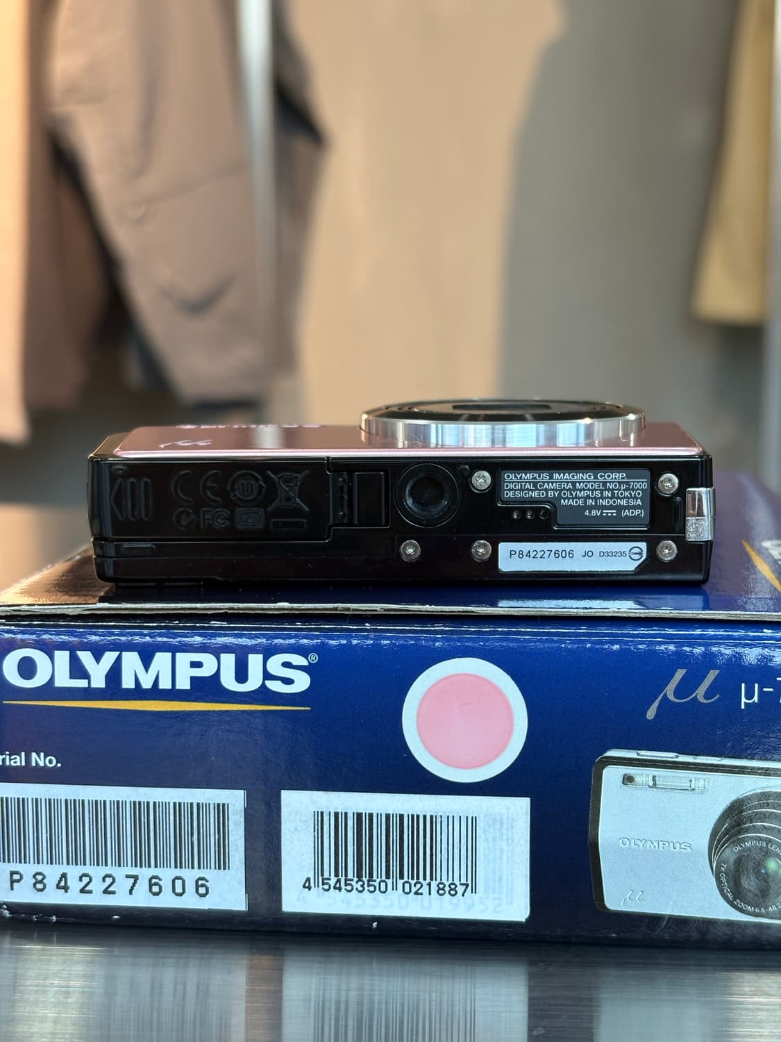 풀박/딸기우유)올림푸스 뮤7000 핑크 빈티지디카 상품이미지7