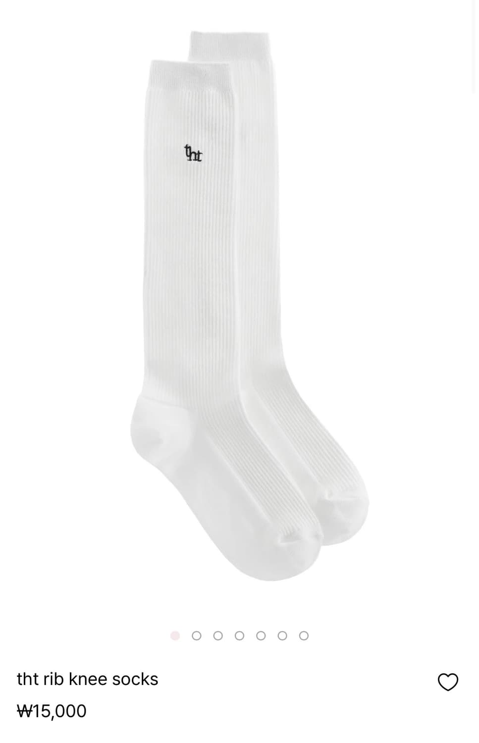 쓰리타임즈 the rib knee socks 니삭스 양말 쓰탐 상품이미지1