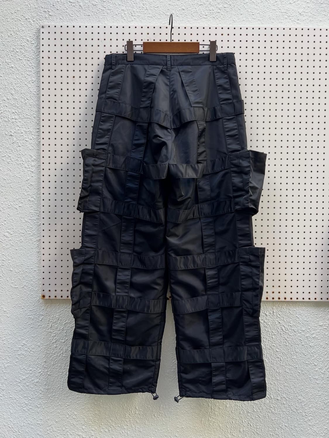 GS UK TECHNO WIDE PANTS 테크노 나일론 와이드 팬츠 상품이미지2