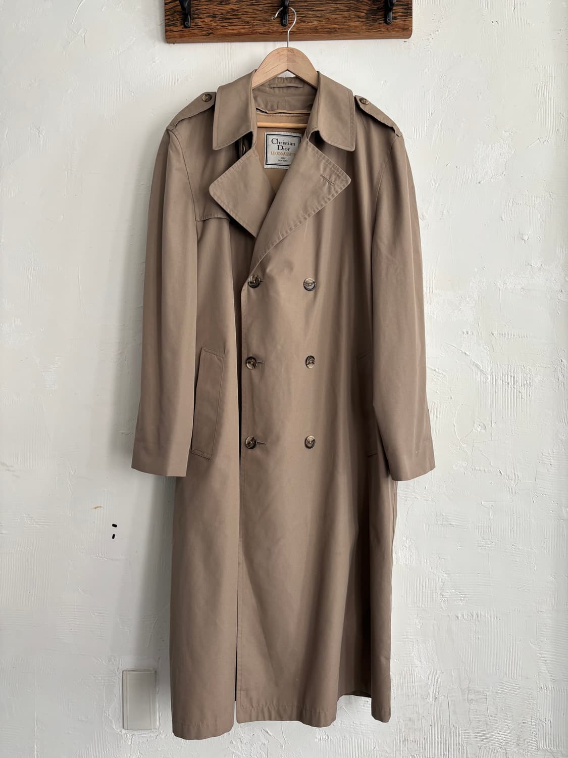 Christian Dior 크리스찬 디올 더블 트렌치 베이지 컬러 코트  상품이미지1