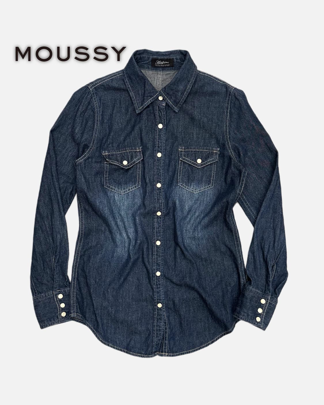 AZUL indigo western denim shirt 상품이미지1