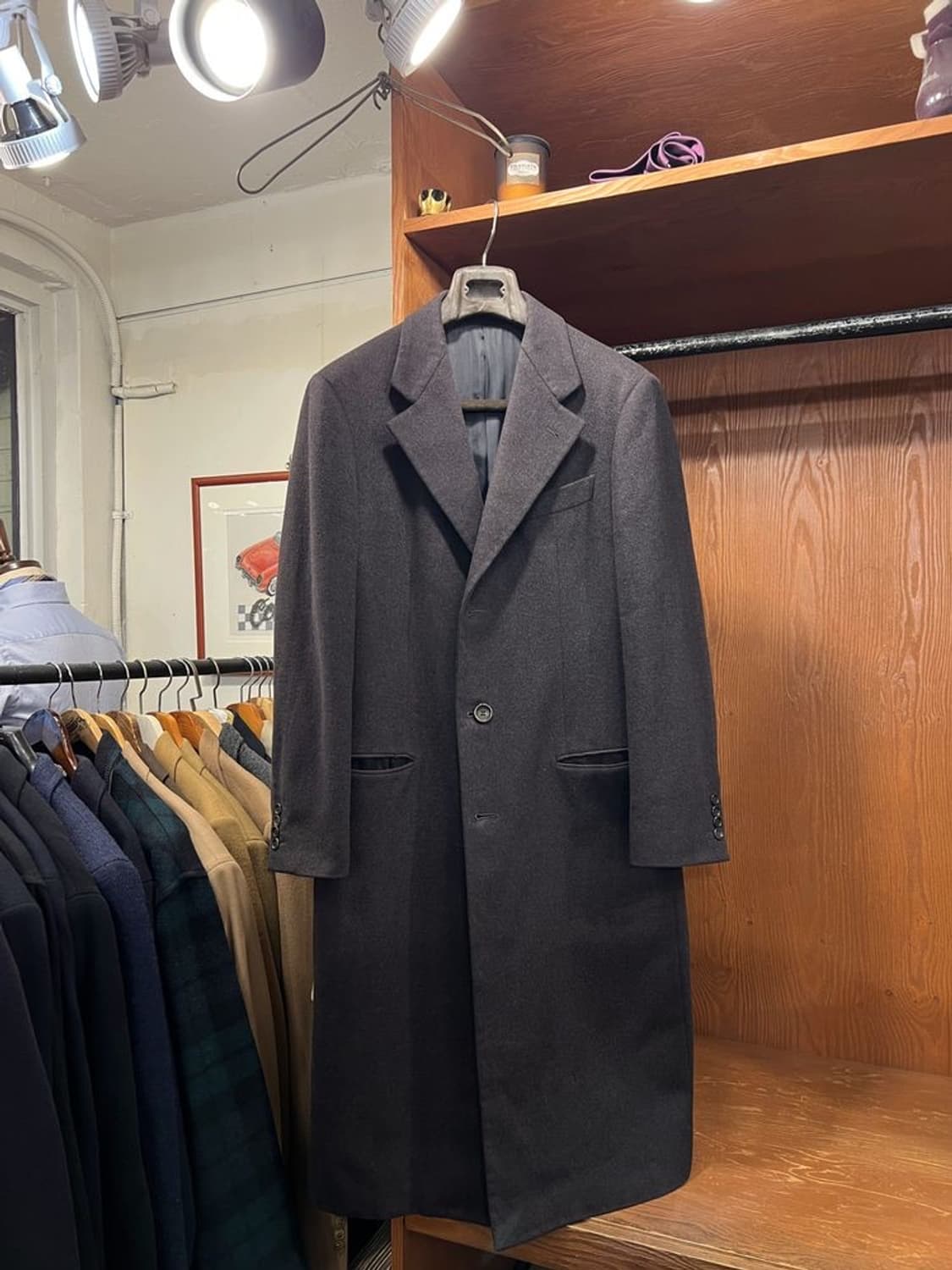 아르마니 꼴레지오니 캐시미어 코트 상품이미지1