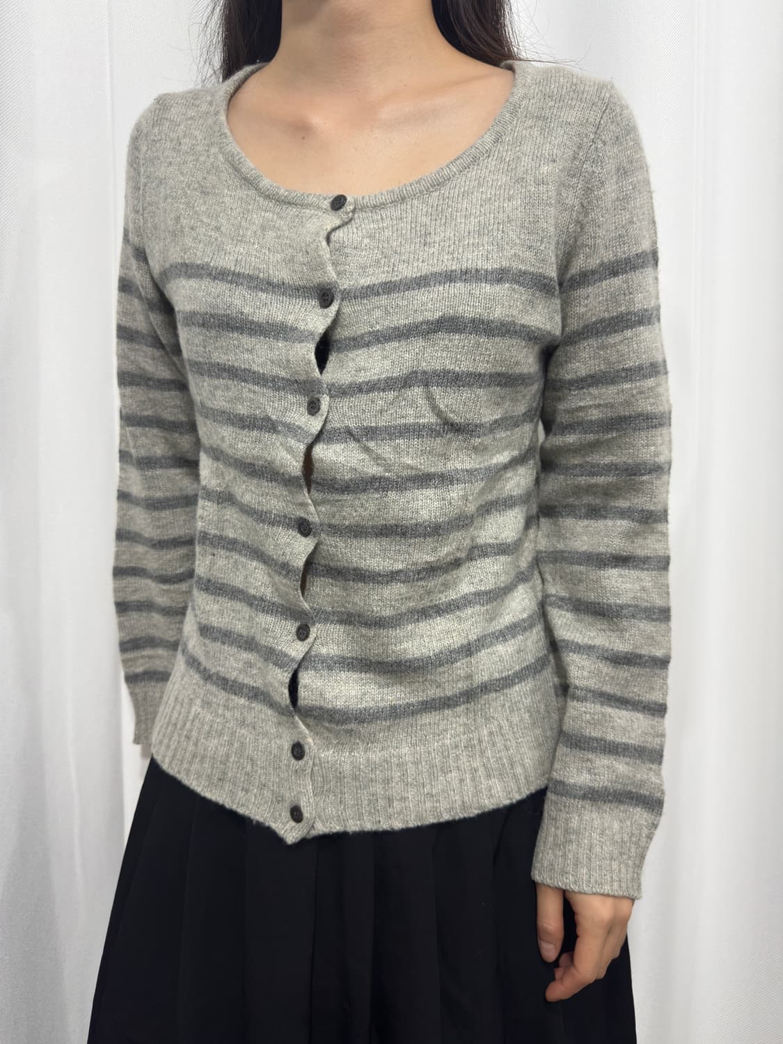 stripe knit cardigan 상품이미지2