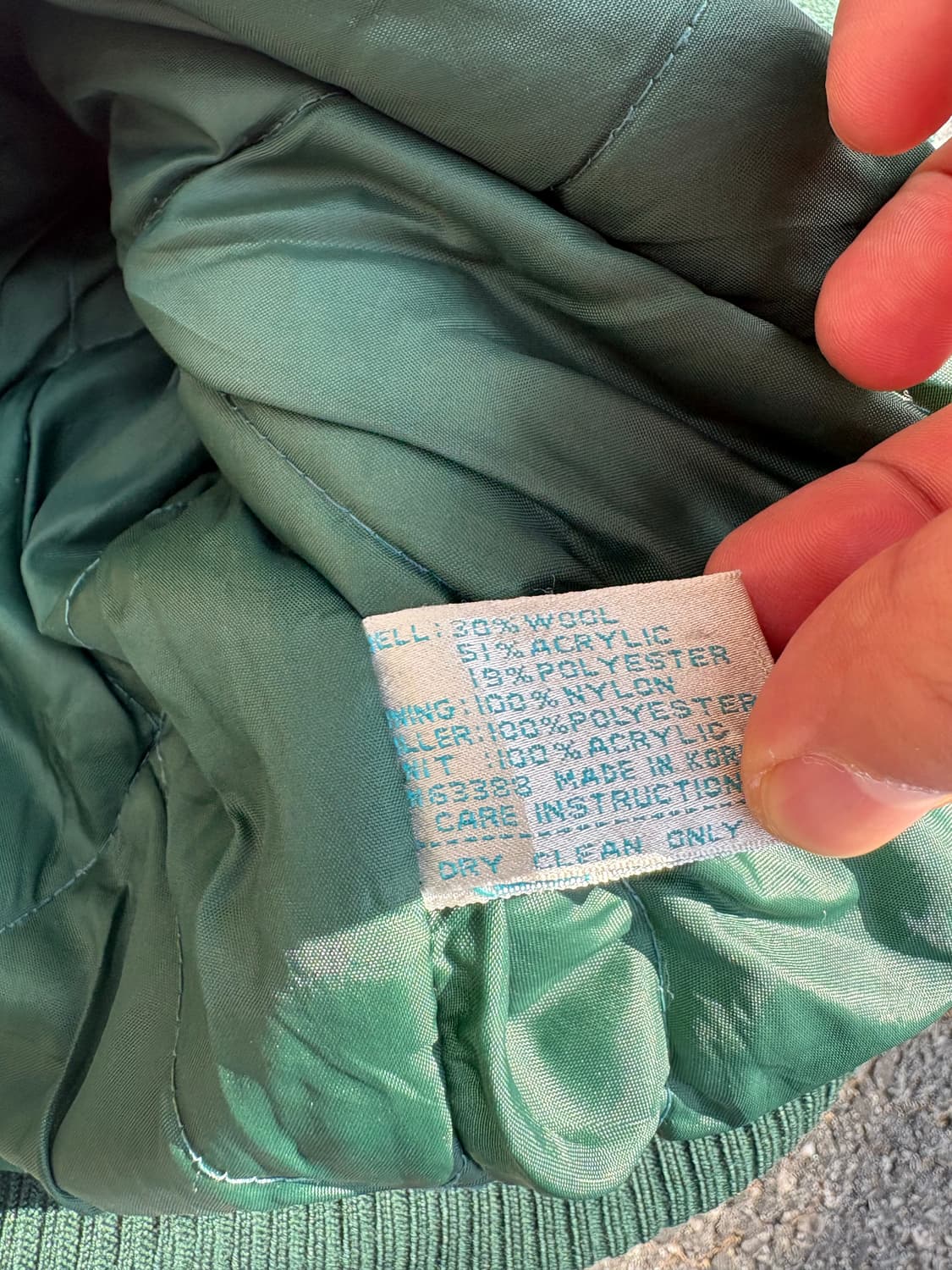 로고 애슬래틱 스타디움 자켓 B215 상품이미지5