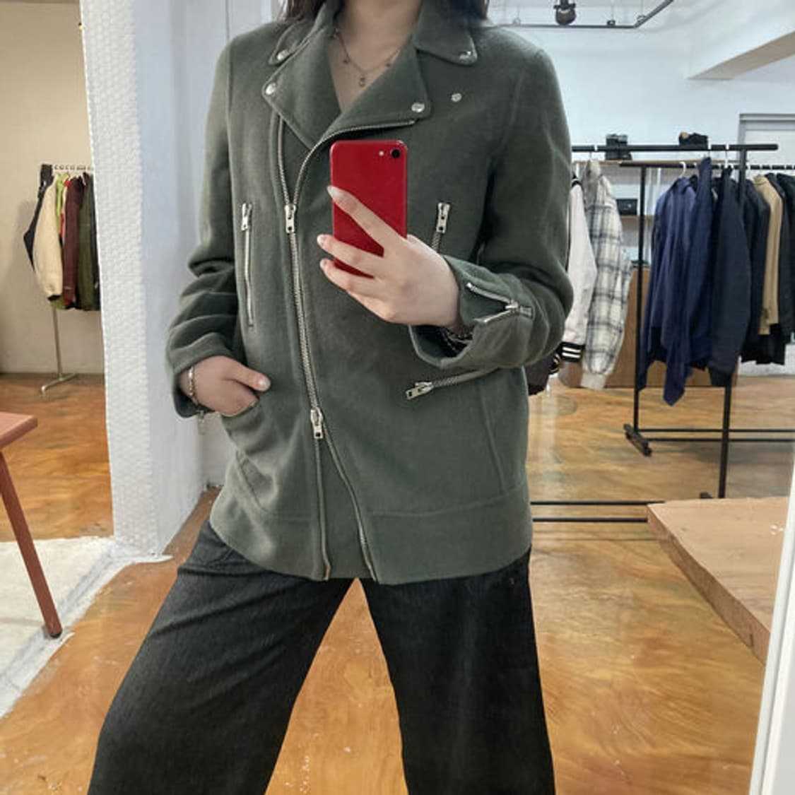 알렉산더 왕(Alexander Wang) 그린 블레이저 자켓  상품이미지7