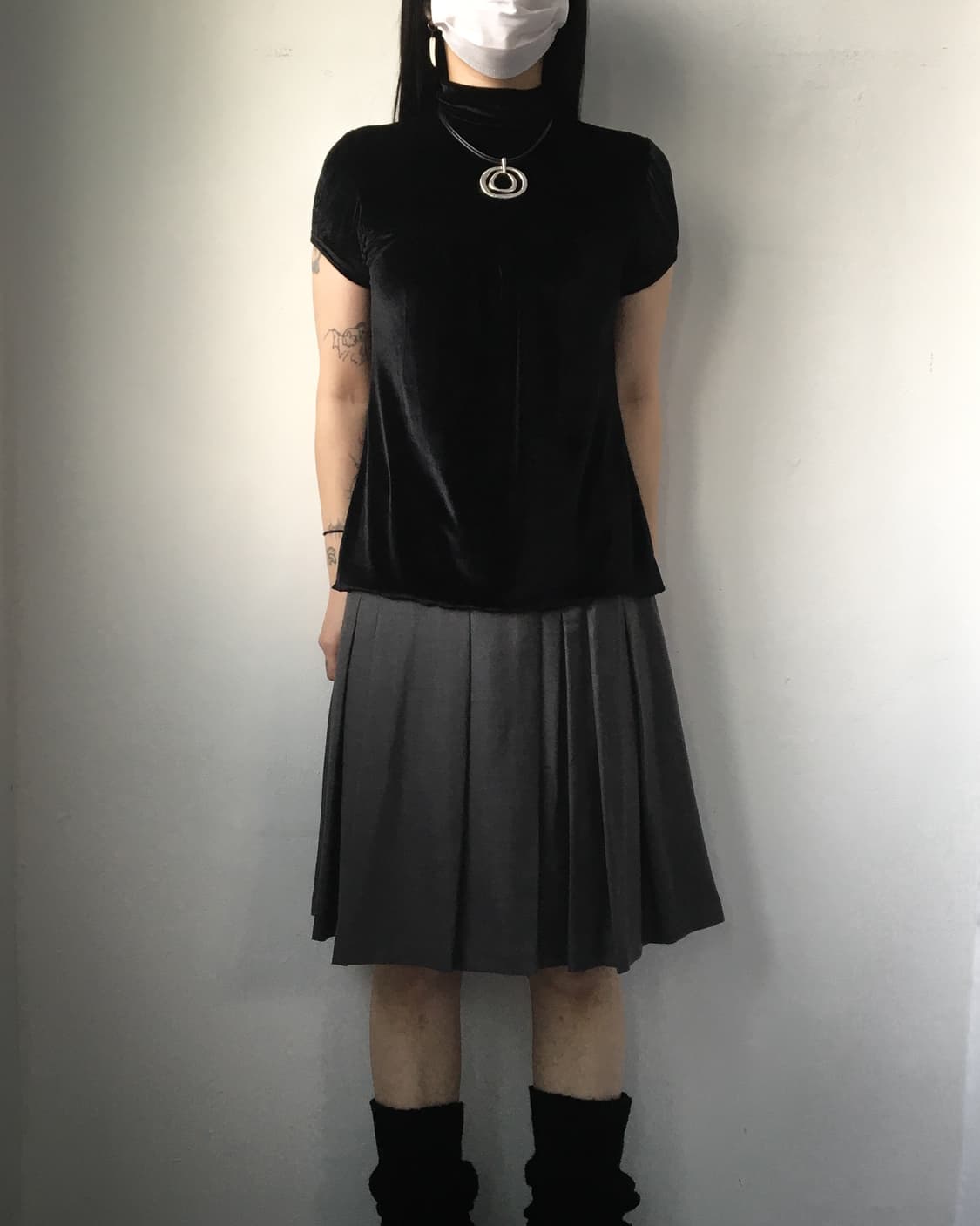 Pleats midi skirt 상품이미지4