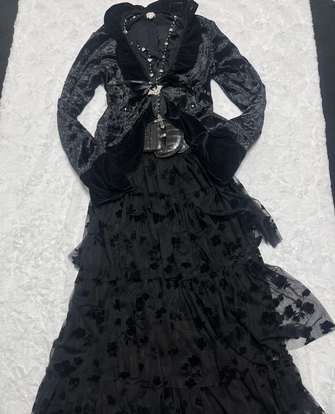 고스 펑크 공겜여주 코디세트 상품이미지1