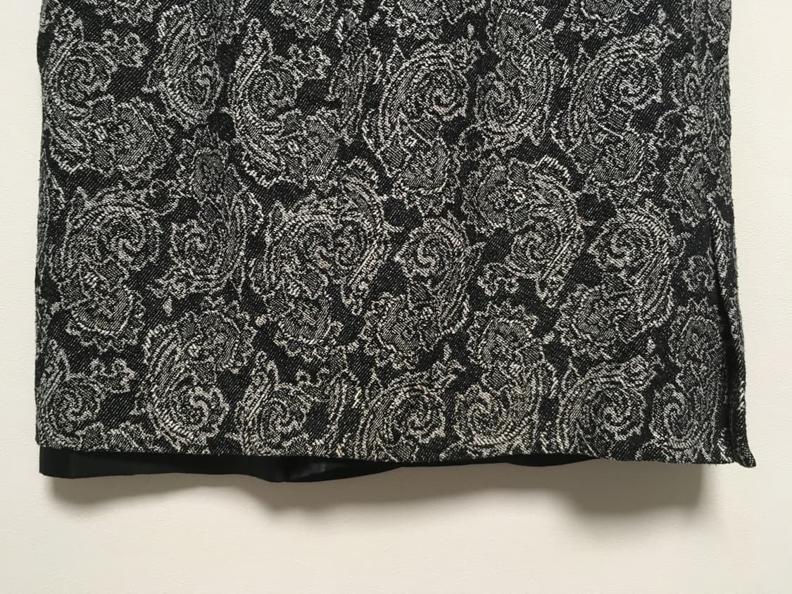 vintage paisley midi skirt black 상품이미지8