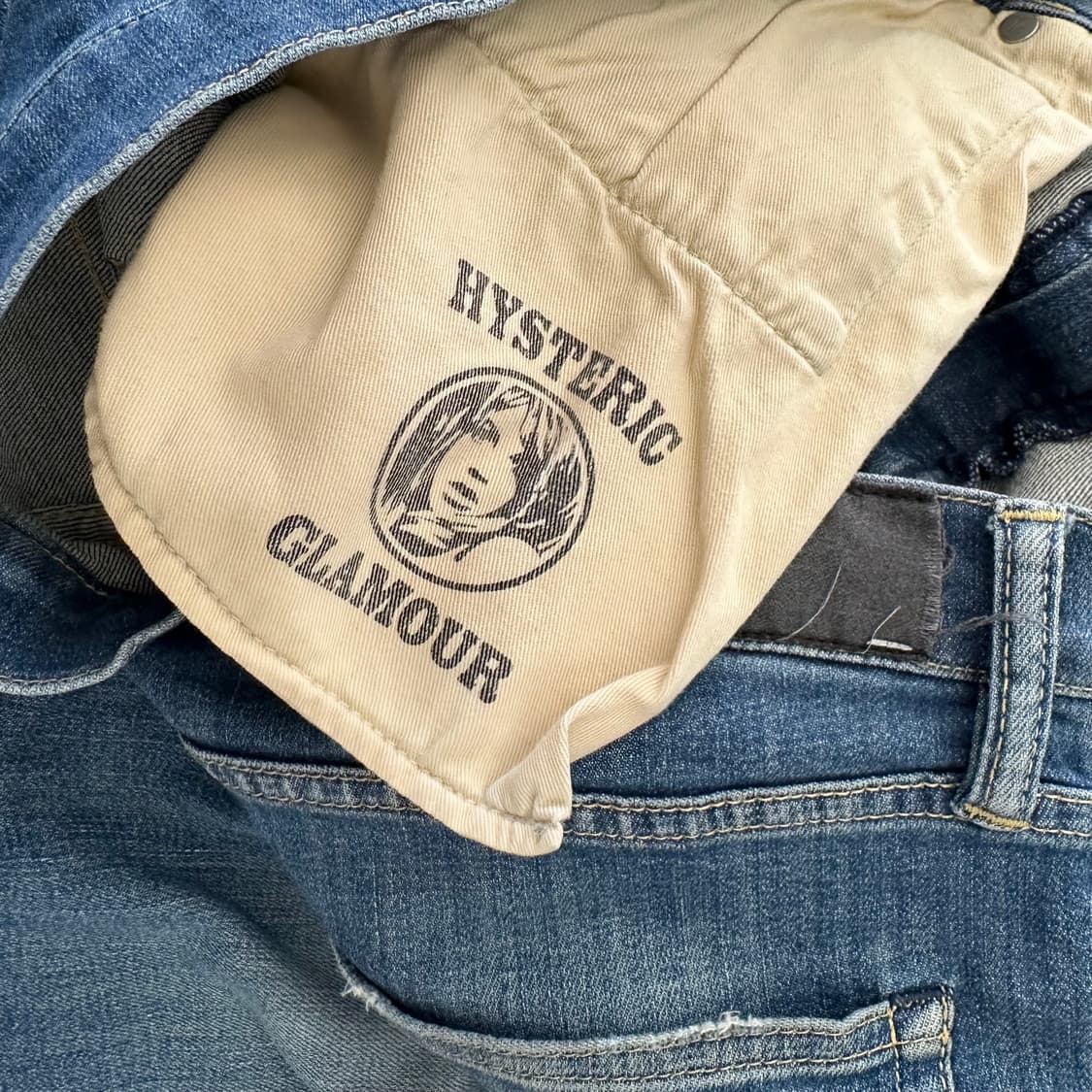 히스테릭글래머 hysteric glamour 리페어 데님팬츠 상품이미지7