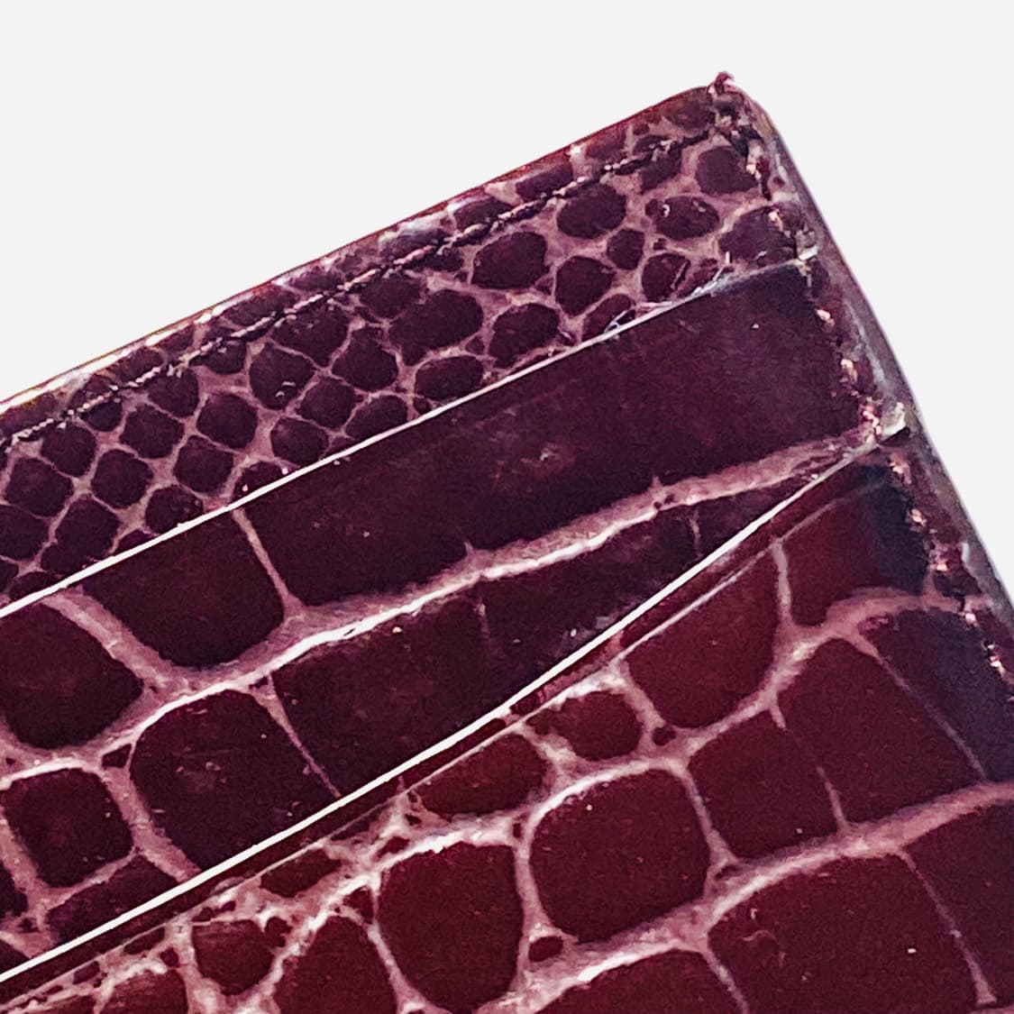 [정품] 아스피날오브런던 크록레더 슬림 카드지갑 상품이미지3