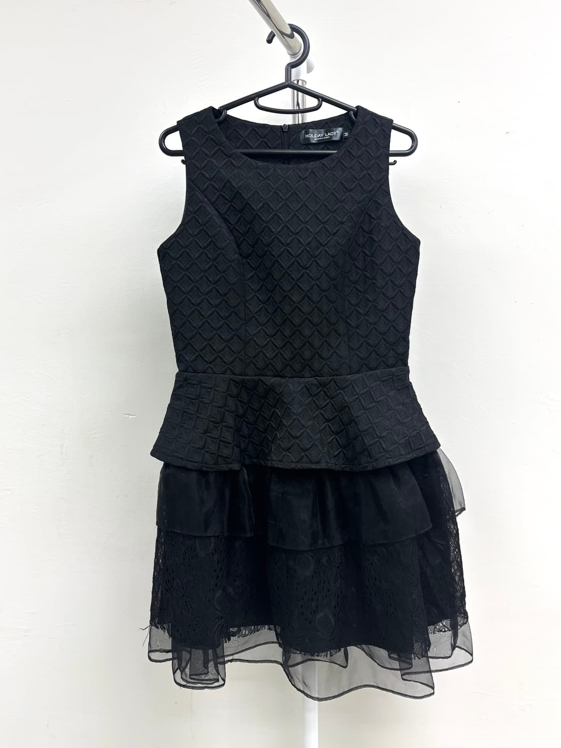 빈티지 블랙 슬리브리스 원피스 상품이미지8