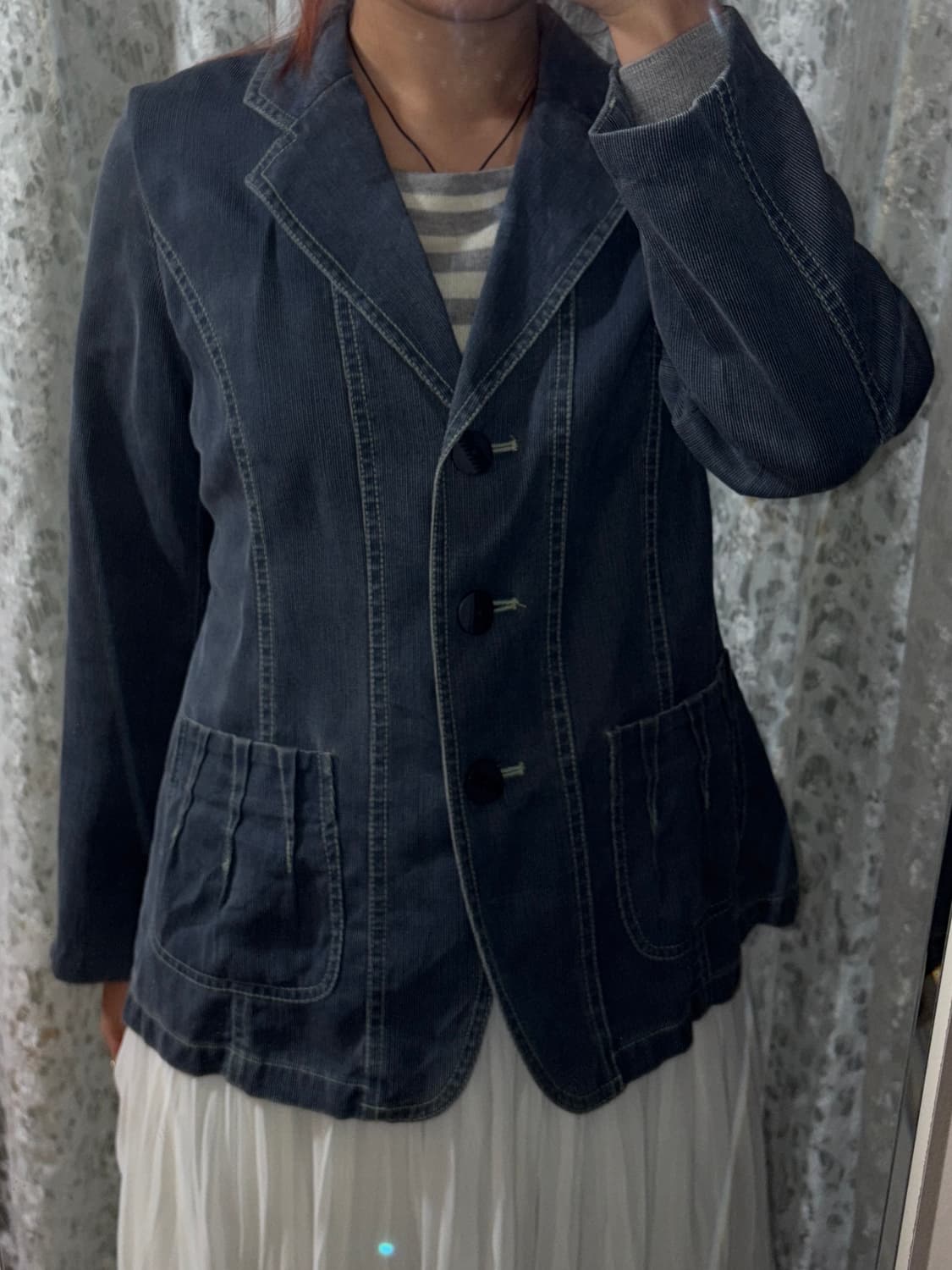 Blue matcha jacket 상품이미지5