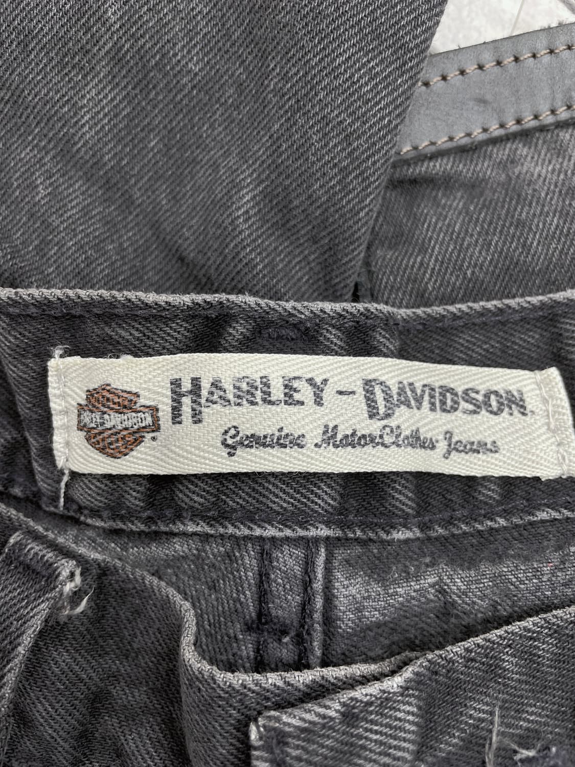 할리데이비슨 스터드 넘버원 패치 스터드 패널 데님 팬츠 상품이미지5