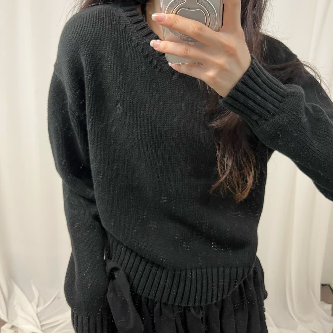 Polo Sport black v-neck knit 상품이미지2