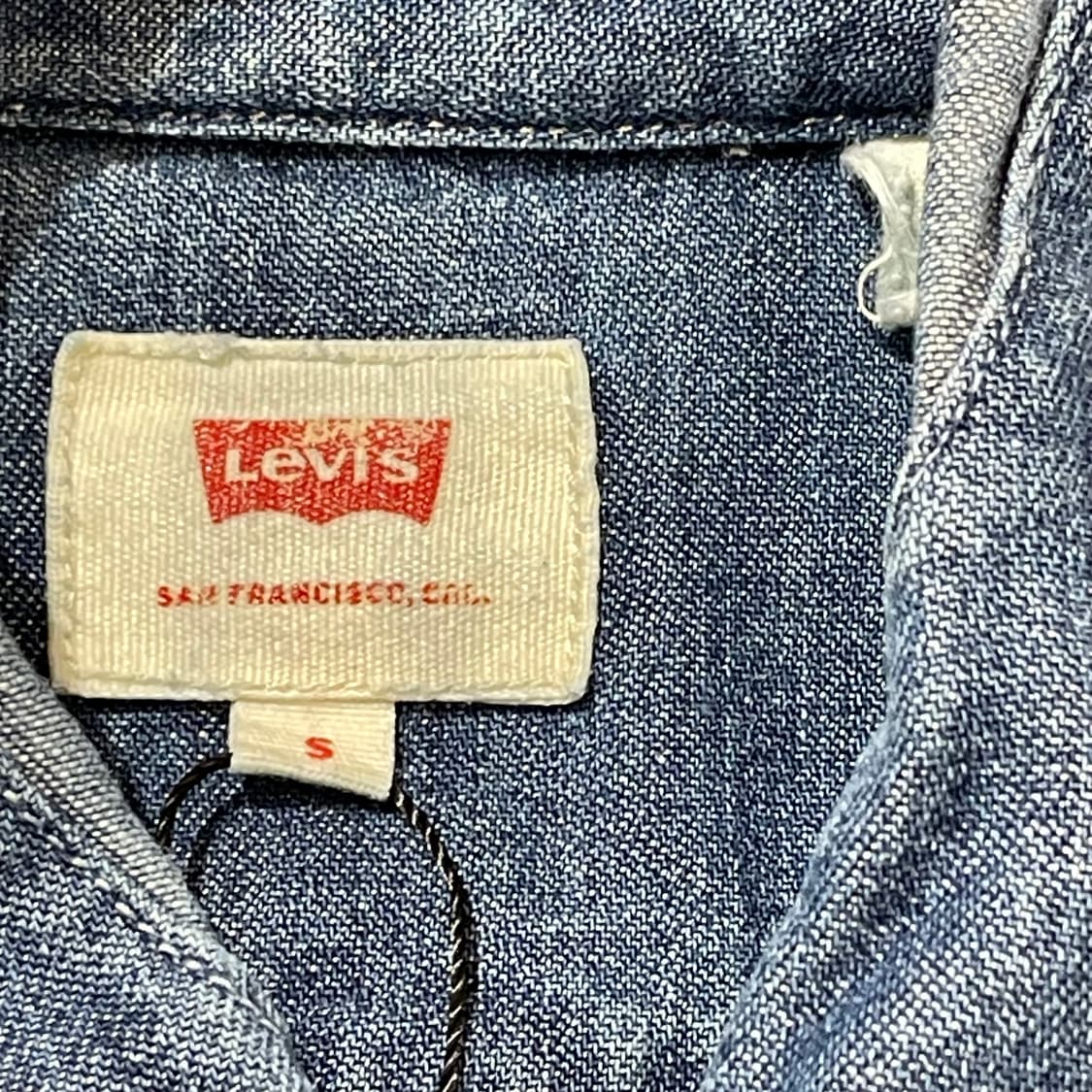 (S) Levi's 리바이스 코튼 데님 셔츠 상품이미지5