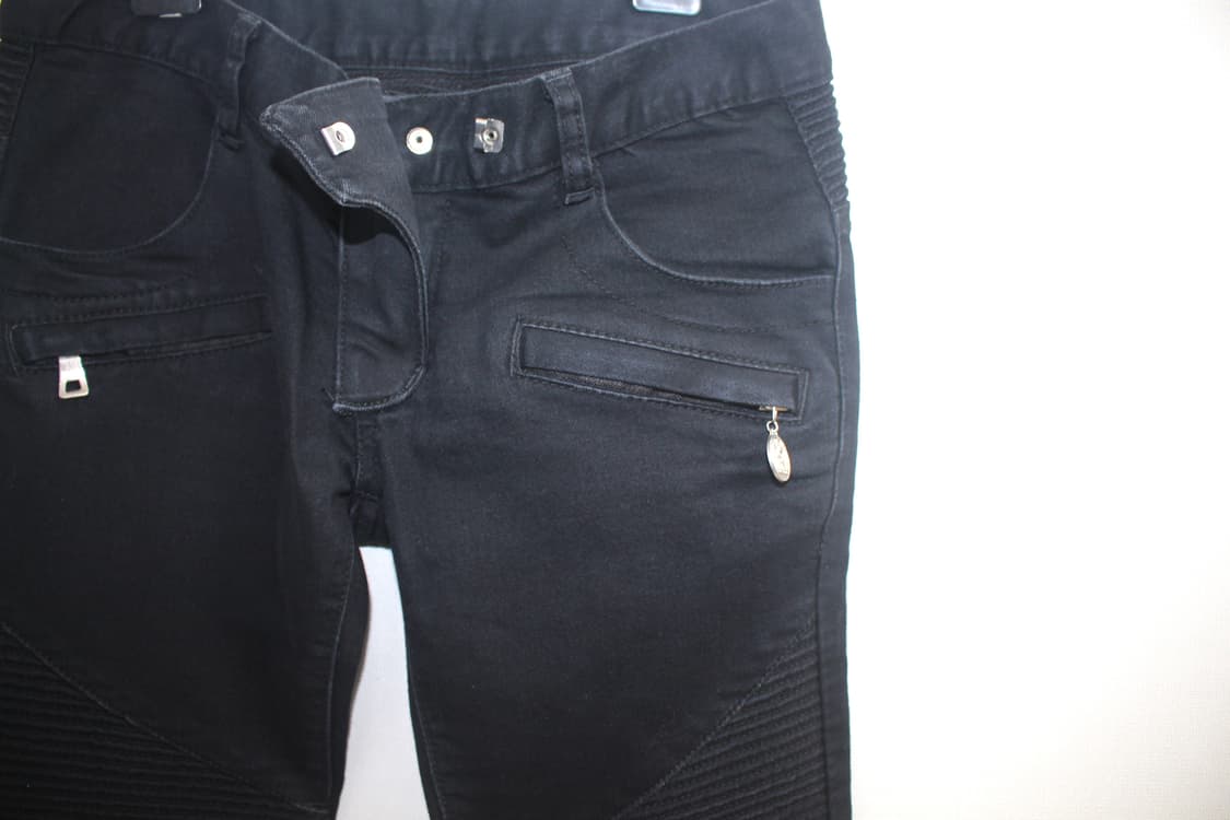 Balmain biker panel slim-straight jean 상품이미지5