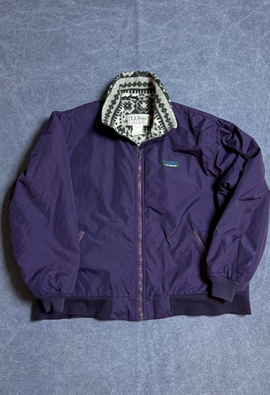 엘엘빈 아즈텍 웜업 플리스 집업 자켓 80s 상품이미지2