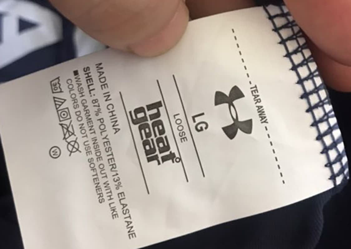 언더아머 남자 스포츠 반팔티셔츠 새상품 냉감 라운드넥 네이비 L 100 상품이미지5
