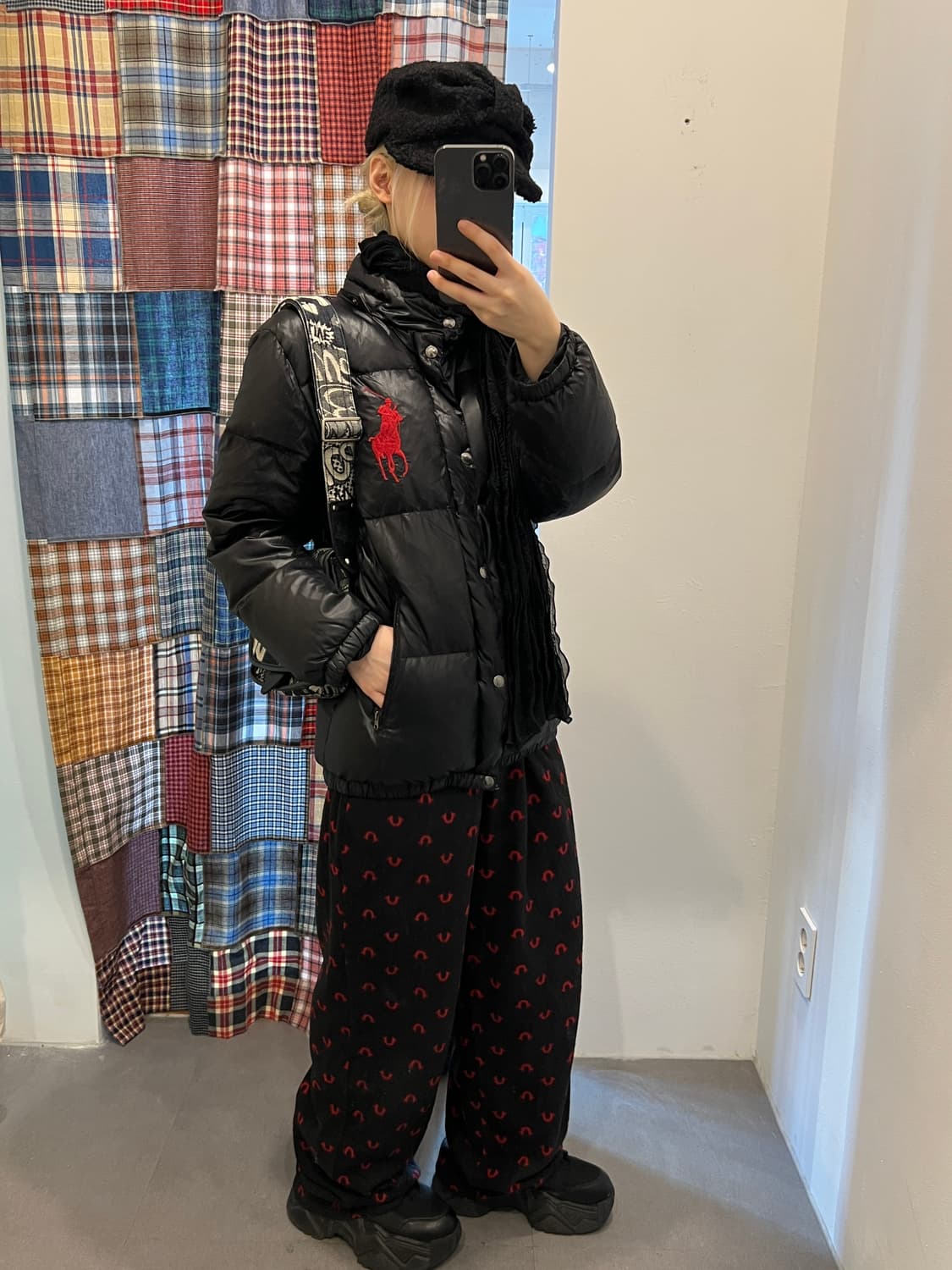 폴로 글로시 빅포니 푸퍼 패딩 상품이미지5